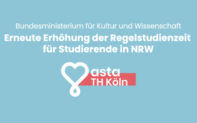 Erneute Erhöhung der Regelstudienzeit für Studierende in NRW