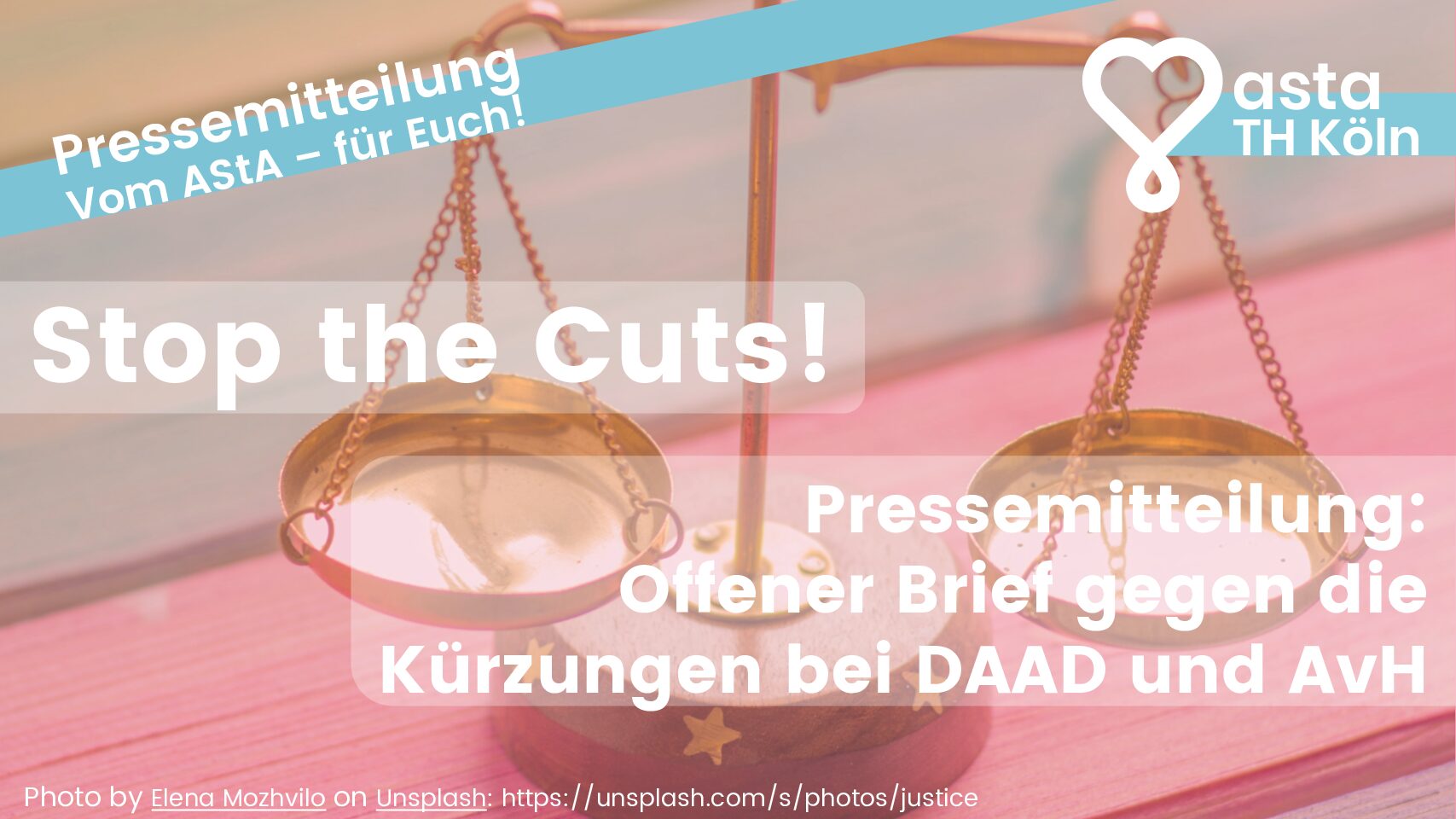 Pressemitteilung: Offener Brief gegen Kürzungen bei DAAD und AvH – Stop the Cuts!