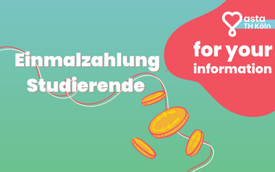 Alle Infos: Einmalzahlung Studierende