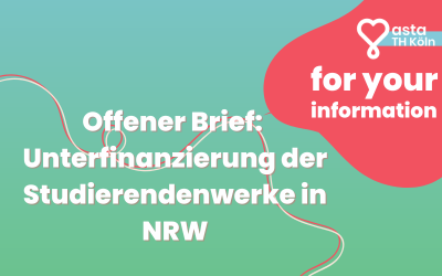Unterfinanzierung der Studierendenwerke in NRW