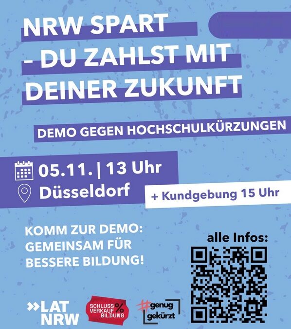 #GenugGekürzt – Für unsere Zukunft an der TH Köln!